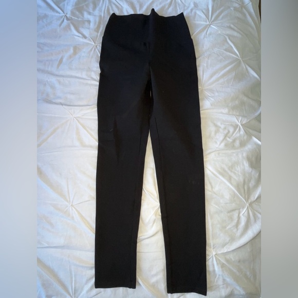Lumière High Waisted Ponte Black Pants Thick Legging Style: AP00149 SIZE SMALL - Picture 6 of 10